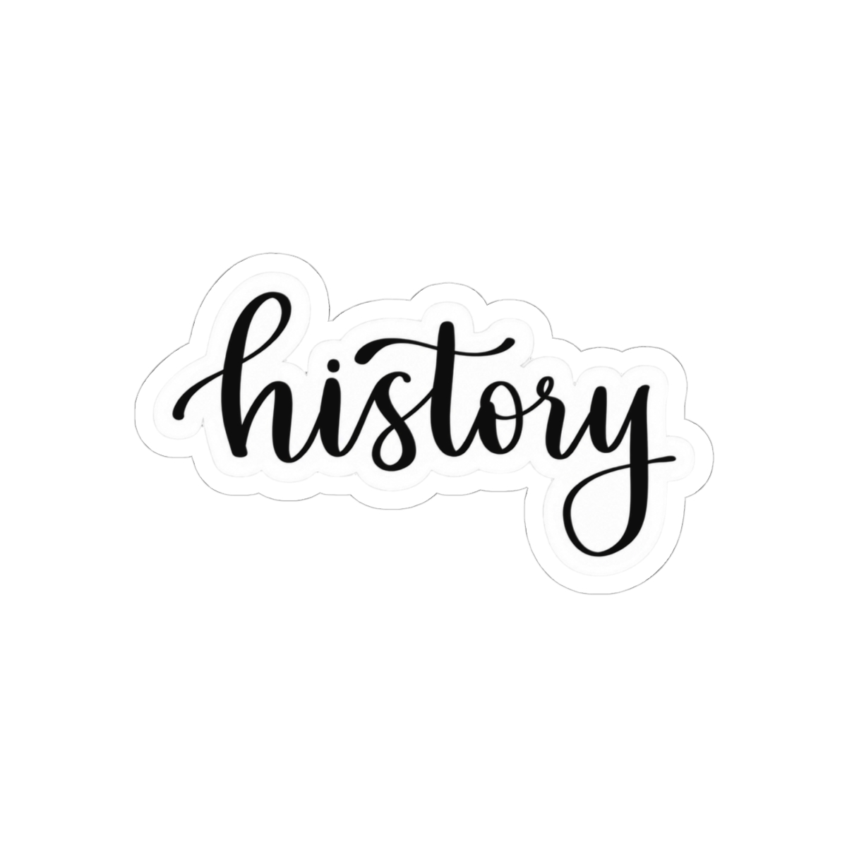 History - Folder/Binder Sticker Sticker - alternate angle 1, merchandise