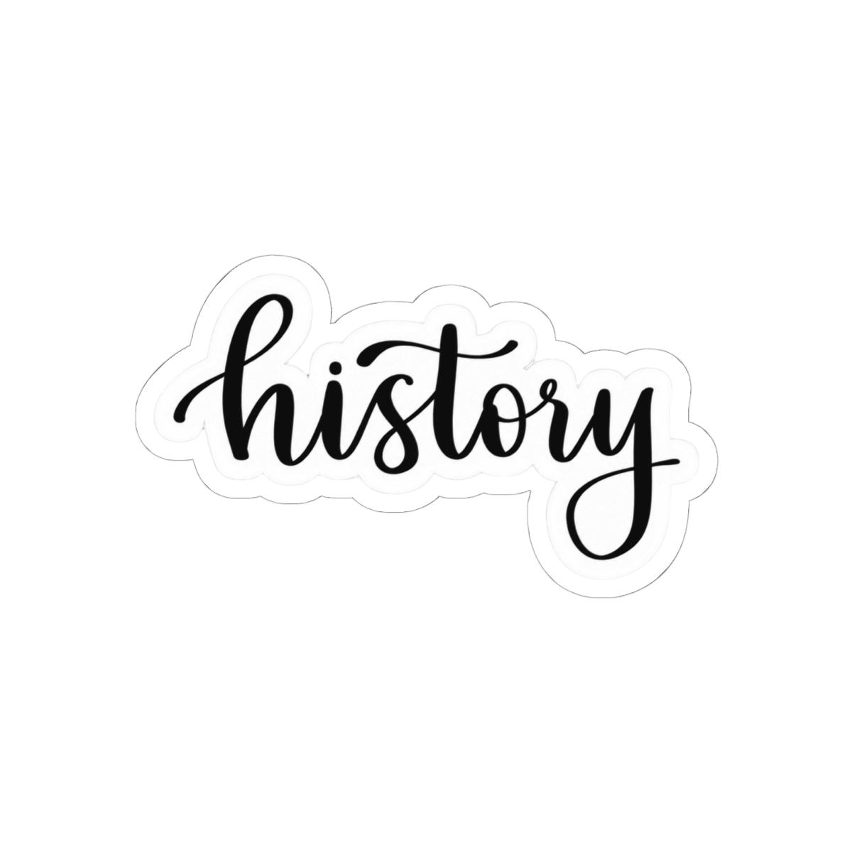 History - Folder/Binder Sticker Sticker