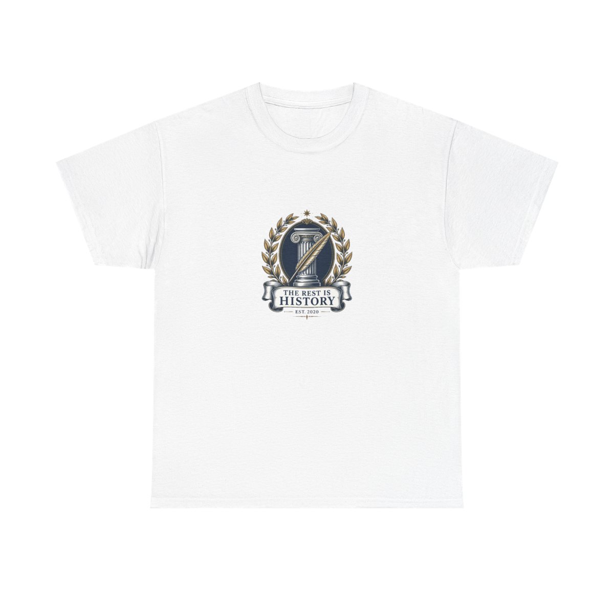 The Rest Is History "THE REST IS HISTORY – EST. 2020" Unisex Tee - alternate angle 3, merchandise